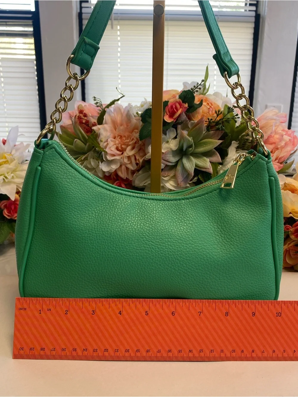 Juicy Couture Chain My Heart Pouchette Shoulder Bag Mint Green